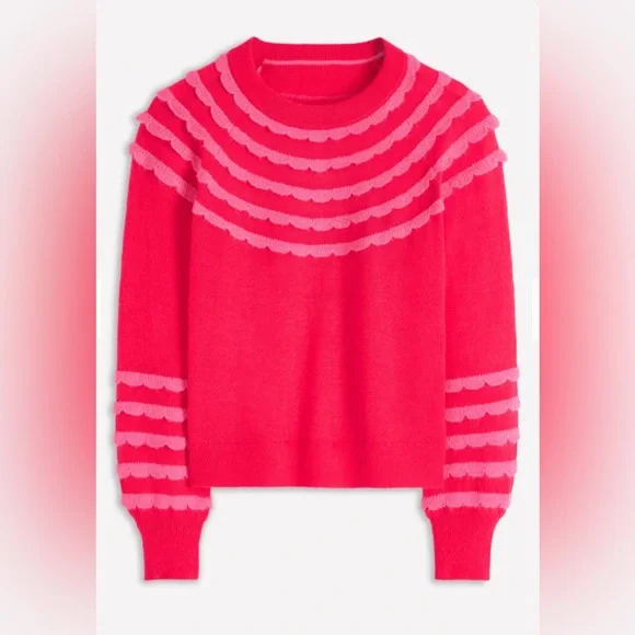 NWOT BODEN ALiCE FLUFFY RAGLAN JUMPER - Picture 3 of 8